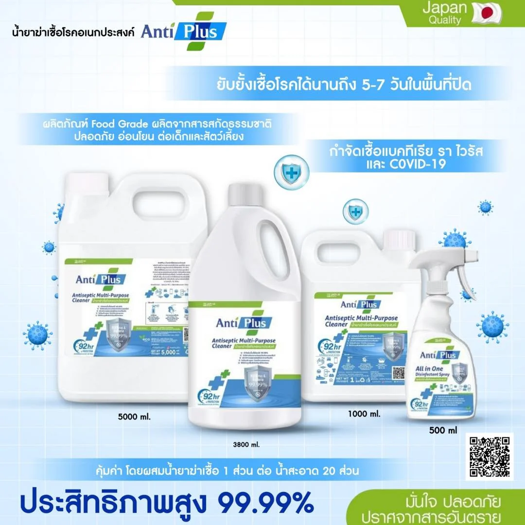 รีวิว น้ำยาฆ่าเชื้อโรค Antiplus