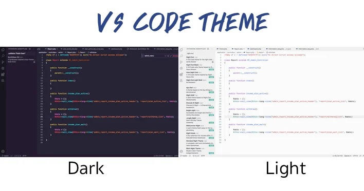 แนะนำธีม VS Code